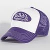 Meilleure vente 👏 Casquette Trucker Boston Violet Blanc de Von Dutch 🤩 -California Jewels Soldes von dutch 348432 7030148 1 WHITE PURPLE 20221128T111813 01