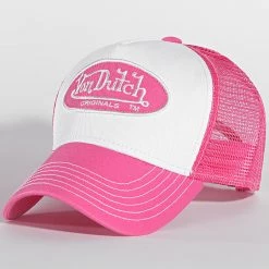 Tout neuf 🧨 Casquette Trucker Boston Rose Blanc de Von Dutch 😍