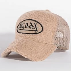 Tout neuf 😀 Casquette Trucker Cas1 Fur Beige de Von Dutch 👍